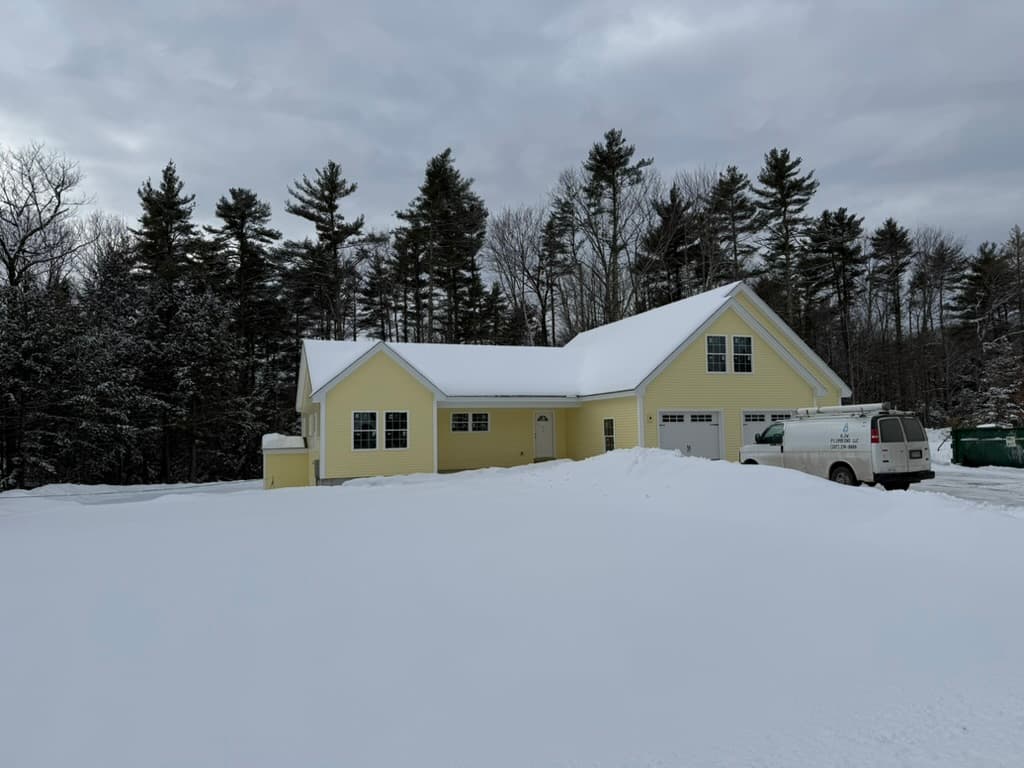 Completed residential roofing project in New Hampshire