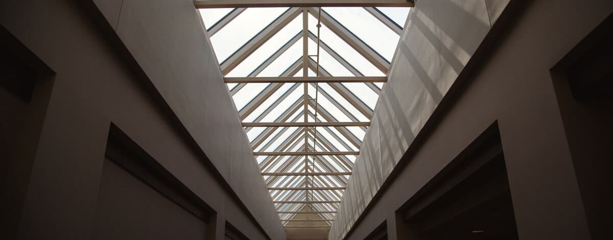 Skylight installation on a residential roof